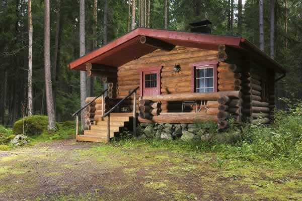 log cabin Hevossilta