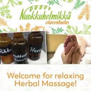 nuokkuhelmikkä herbal massage