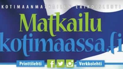 Lue juttu meistä – Matkailu kotimaassa lehti 1-2018